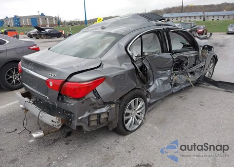 2014 Infiniti Q50 Premium из США, поврежденный, VIN JN1BV7AR9EM686204